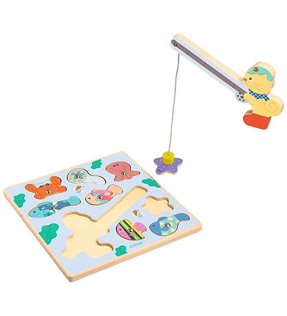 Djeco Puslespil - Puzz & Fish Bariolo - 9 Brikker