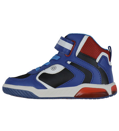 Geox Støvler  m. Lys - Inex - Royal/Red