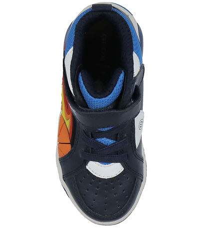 Geox Støvler m. Lys - Inke - Navy/Lt Blue