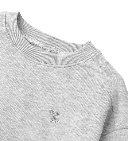 Wheat Sweatshirt - Willi - Light Melange Grey