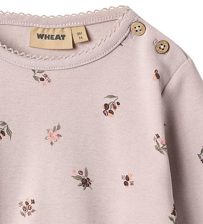 Wheat Bluse - Marit - Soft Lilac Flowers