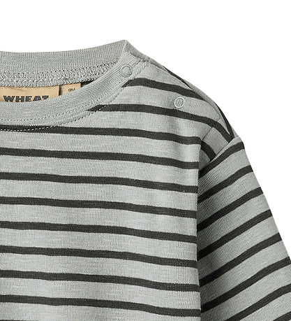 Wheat Bluse - Dallas - Soft Blue Stripe