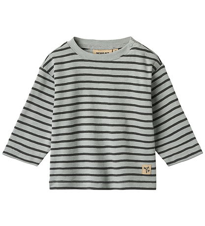 Wheat Bluse - Dallas - Soft Blue Stripe