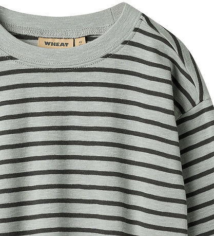 Wheat Bluse - Dallas - Soft Blue Stripe