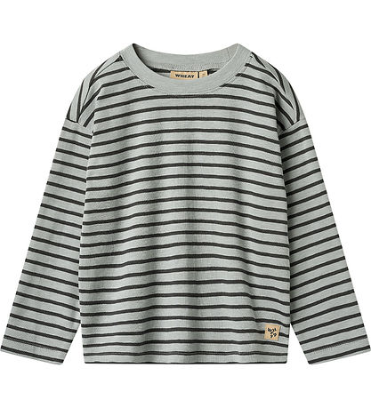 Wheat Bluse - Dallas - Soft Blue Stripe