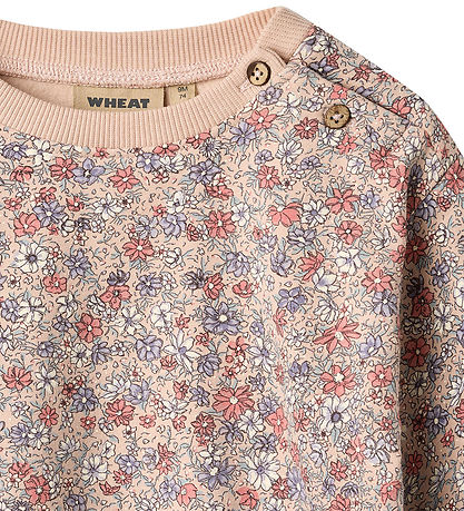 Wheat Sweatshirt - Lia - Rose Dust Flowers