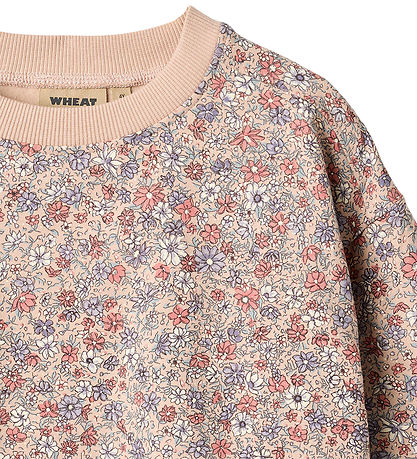 Wheat Sweatshirt - Lia - Rose Dust Flowers