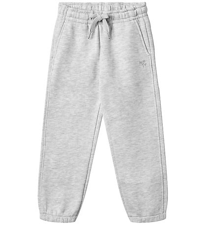 Wheat Sweatpants - Cruz - Light Melange Grey