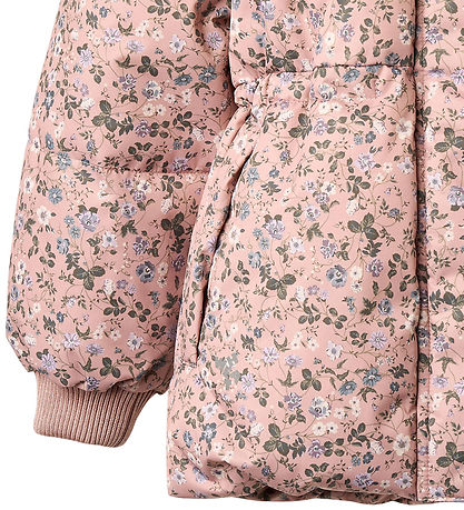 Wheat Dynejakke - Eli - Rose Powder Flowers