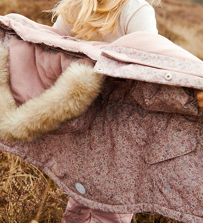 Wheat Vinterjakke - Mathilde - Rose Dust Flowers