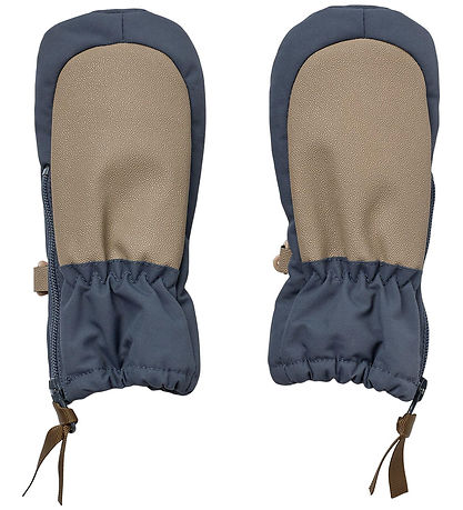 Wheat Luffer m. Lynlås - Grey Blue