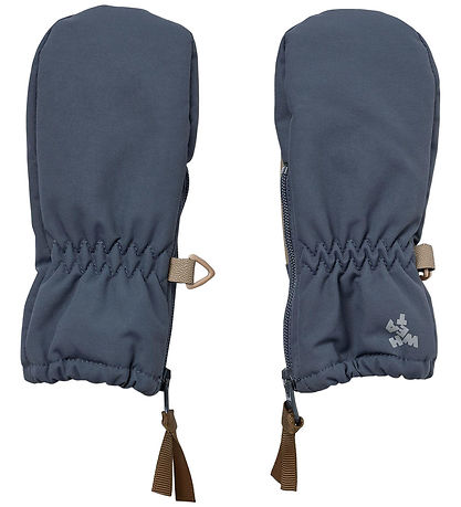 Wheat Luffer m. Lynlås - Grey Blue