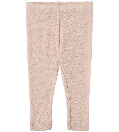 Wheat Leggings - Uld - Huldmønster - Agi - Pale Lilac
