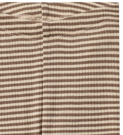 Wheat Leggings - Uld - Rib - Agi - Wood Stripe