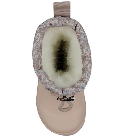 Wheat Gummistøvle - Termo - Drizzle - Rose Dust Flowers