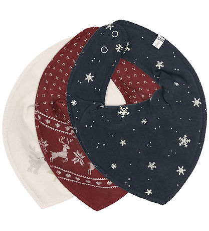 Pippi Savlesmæk - 3-pak - Spids - AOP - New Maroon