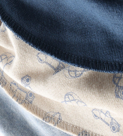 Pippi Savlesmæk - 3-pak - Spids - AOP - Dark Denim
