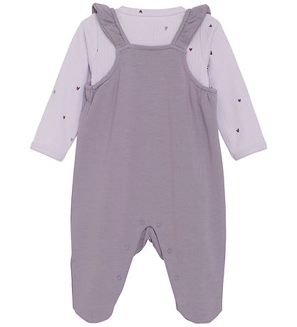 Fixoni Body l/æ m. Smækbukser -  Purple Ash