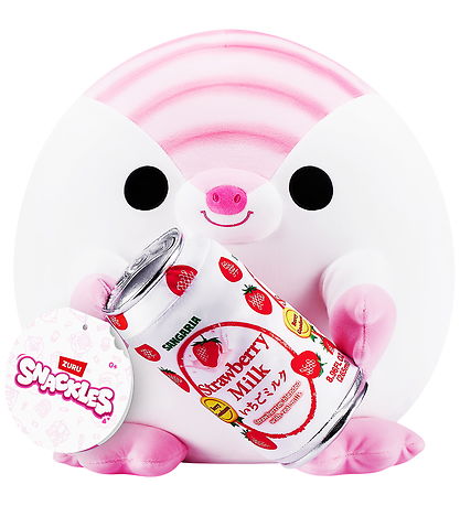 Snackles Bamse - 20 cm - Bæltedyret Lucy m. Sangaria Strawberry