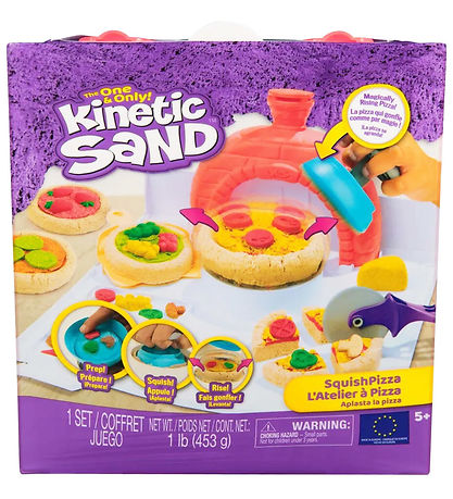 Kinetic Sand Strandsand - Squish Pizza - 453g