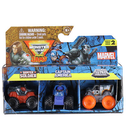 Monster Jam - 1:87 - Mini - Marvel - 3-pak