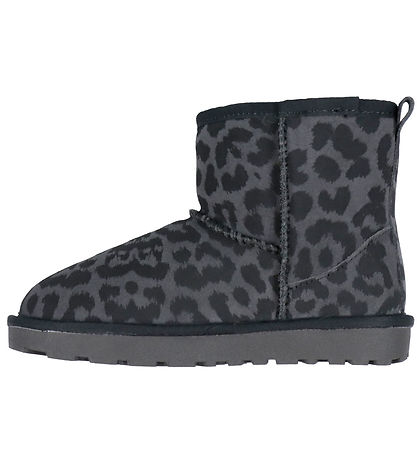 Sofie Schnoor Vinterstøvler - Dictesy Teddy Boot - Grey leopard