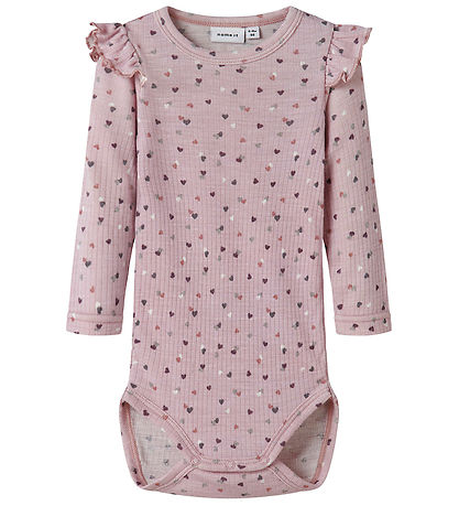 Name It Body l/æ - Uld - NbfWomi - Shadow Gray/Dots