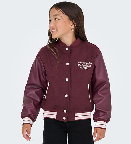 Kids Only Bomberjakke - KogWestCoast - Mauve Wine