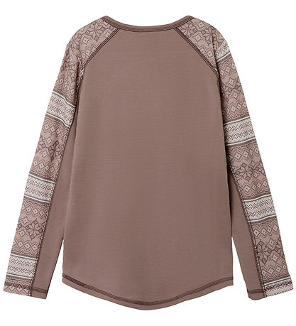 Name It Bluse - Uld - NkmWillto - Antler/Snow pattern