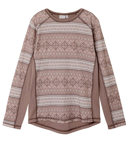 Name It Bluse - Uld - NkmWillto - Antler/Snow pattern
