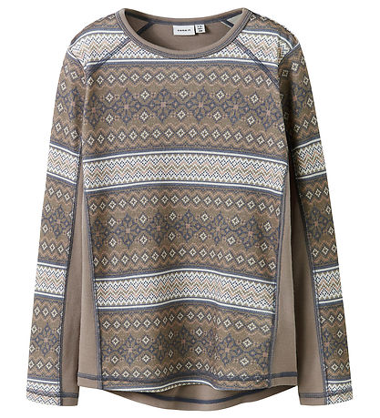 Name It Bluse - Uld - NkmWillto - Satellite/Snow pattern