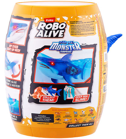 Robo Alive Legetøj - Deep Sea Monster Surprise - Assorteret