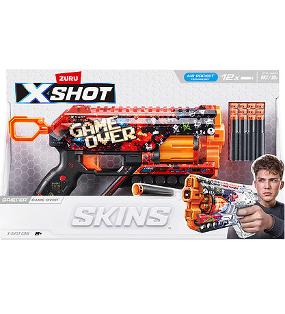 X-SHOT Skumgevær - Skins - Game Over
