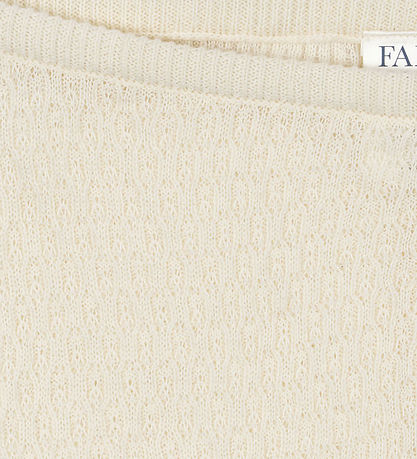 Fanga Fontana Bukser - Strik - Venti Pointelle - Antique White