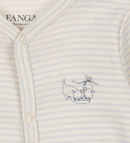 Fanga Fontana Natdragt - Fio - Tea Stripe Gray Dawn