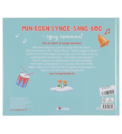 Forlaget Bolden Bog - Min Egen Synge-Sang-Bog - Dansk