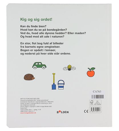 Forlaget Bolden Bog - Miffys Store Bog Med Ord - Dansk