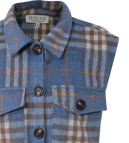 Hound Vest - Plaid - Blå m. Tern