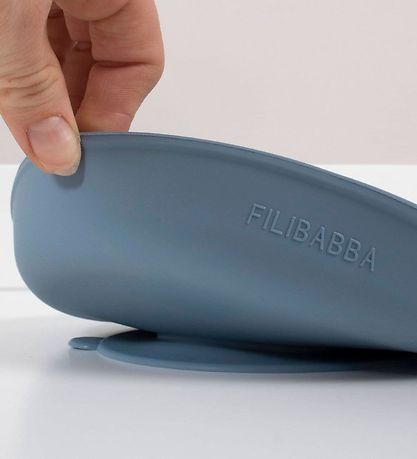 Filibabba Tallerken - 2-pak - Silikone - Powder Blue