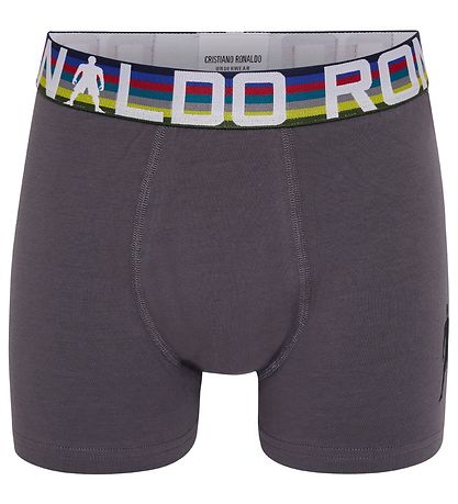 Ronaldo Boxershorts - 2-pak - Mrkegr/Navy