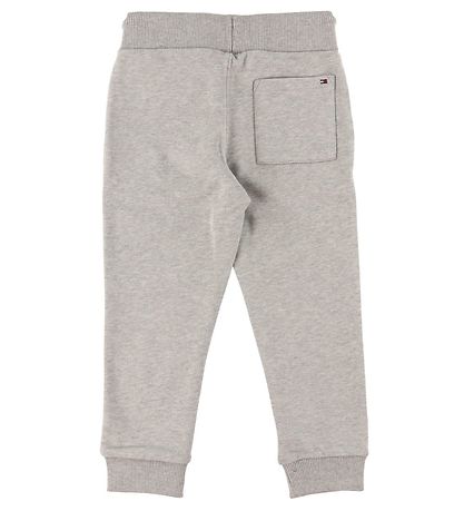 Tommy Hilfiger Sweatpants - Essential - Organic - Grmeleret