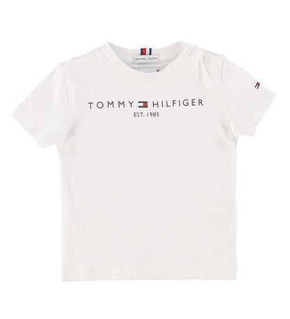 Tommy Hilfiger T-shirt - Essential - Organic - Hvid