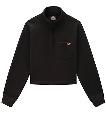 Dickies Sweatshirt m. Lynls - Oakport Quarter Zip - Sort