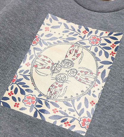 Marni Sweatshirt - Grmeleret m. Print