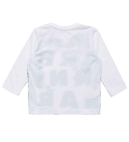 Marni Bluse - Hvid m. AOP Logo