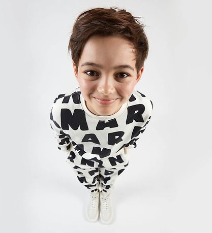 Marni Sweatshirt - Off-White m. AOP Logo