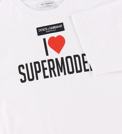 Dolce & Gabbana T-shirt - 90's - Hvid m. Print
