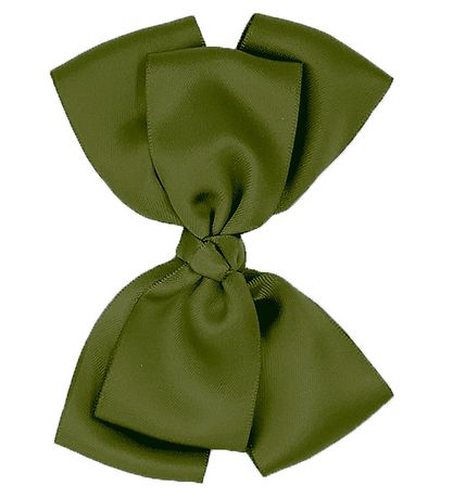 By Stær Dåbsbånd m. Sløjfe - Satin - Double Bow - Moss