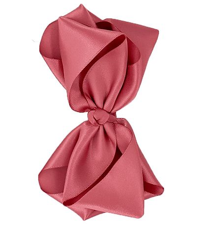 By Stær Dåbsbånd m. Sløjfe - Satin - Dusty Berry