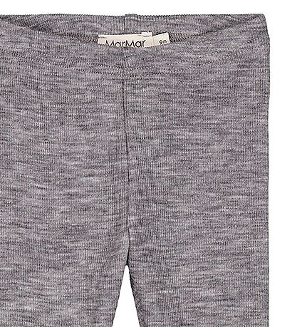 MarMar Leggings - Uld - Leg - Grey Melange